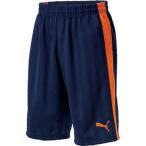 (プーマ)PUMA サッカー トレーニングハーフパンツ 862222 [メンズ] 75 ネイビー/オレンジ M