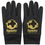 SPAZIO(スパッツィオ) ballheadphones gloves AC-0065 ブラック×ゴールド F