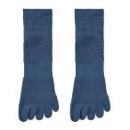 phiten(fai тонн ) спорт носки 5 пальцев semi длинный (2 пара st) темно-синий 22~24cm