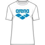 arena(アリーナ) Tシャツ スイエイハンソデTシャツ (amuqja57-wht) ホワイト S