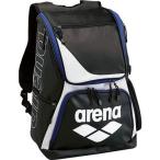 arena(アリーナ) 水泳用 スイマーズ エナメル リュック ブラック×ブルー ARN-6431 BLK
