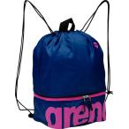 arena(アリーナ) プールバッグ 水泳用 プール バッグ ネイビー×ピンク ARN-7428 NVY F