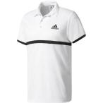 (アディダス)adidas テニスウェア COURT ポロシャツ BBK44 [メンズ] BBK44 AI0745 ホワイト/ブラック J/M