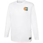[ＢＩＫＥ] バイク バスケットボール メンズ 長袖 プラクティス Tシャツ BK6702 (0100)ホワイト Ｓ