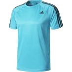 (アディダス)adidas トレーニングウェア D2M トレーニング3ストライプスTシャツ BVA80 [メンズ] BK0967 エナジーブルー S17 J/M