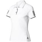 (アディダス)adidas テニスウェア CLUB ポロシャツ BVK52 [レディース] B45833 ホワイト/ブラック J/S