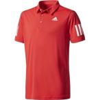 (アディダス)adidas テニスウェア CLUB ポロシャツ BX524 [ボーイズ] BX524 BQ0200 スカーレット/ホワイト J130