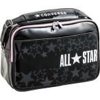 [コンバース] ショルダーバッグ エナメルショルダー Lサイズ 防水仕様 C1801052 1911 ブラック/ホワイト