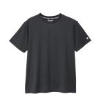 [チャンピオン] Tシャツ 半袖 丸首    速乾 UVカット スクリプトロゴ  Tシャツ メンズ C3-ZS304 ブラックM