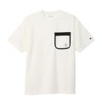 [チャンピオン] Tシャツ 半袖 丸首 速乾 UVカット 撥水 ワンポイントロゴ  Tシャツ メンズ C3-ZS314 ホワイトM