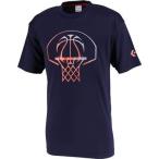[コンバース] バスケ 半袖Tシャツ 吸汗・速乾 メタリックプリント CB291307 ネイビー 日本 O (日本サイズXL相当)