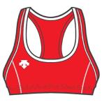 DESCENT（デサント） BRA TOP DAT-0520W-RED レディース RED：レッド×ホワイト M