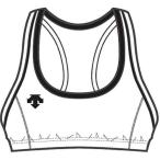 DESCENT（デサント） BRA TOP DAT-0520WA-WHT レディース WHT：ホワイト×ブラック L