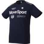 [デサント] サンスクリーンハイブリッドTシャツ吸汗速乾UVカット(UPF50+) ストレッチ MOVESPORT DMMNJA56 メンズ NV S
