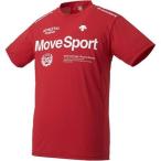 [デサント] サンスクリーンハイブリッドTシャツ吸汗速乾UVカット(UPF50+) ストレッチ MOVESPORT DMMNJA56 メンズ RD XO