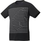 [デサント] 【21年春夏モデル】 Tシャツ グラフィック 半袖 吸汗 速乾 UVカット(UPF15) DMMRJA50Z BK M 半袖Tシャツ