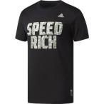 (アディダス)adidas ベースボールウェア SPEED RICH Tシャツ DUU47 [メンズ] DUU47 CD2736 ブラック J/M
