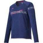 [デサント] 長袖Tシャツ 長袖プラクティスシャツ（WOMEN'S） レディース ネイビー杢 日本 M (日本サイズM相当)