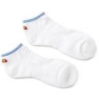 ( ellesse )ellesse теннис одежда лодыжка носки EAC0750 [ унисекс ] EAC0750 WB белый ×b Russet голубой L