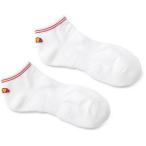 ( ellesse )ellesse теннис одежда лодыжка носки EAC0750 [ унисекс ] EAC0750 WR белый × рейсинг красный M