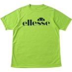 (エレッセ)ellesse テニスウェア 半袖プラクティスロゴクルー EM08106 [ジュニア] EM08106 FG フラッシュグリーン (FG) 130