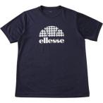 (エレッセ)ellesse テニスウェア 半袖プラクティスハーフボールクルー EM08116 [ジュニア] EM08116 NG ネイビー×ギンガム (NG) 150