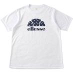 (エレッセ)ellesse テニスウェア 半袖プラクティスハーフボールクルー EM08116 [メンズ] EM08116 WD ホワイト×ドット M