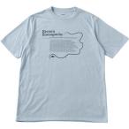 (エレッセ) ellesse テニスウェア マップTシャツ EM18109 [メンズ] EM18109 AB エンジェルブルー (AB) L