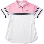 (エレッセ)ellesse テニスウェア TEAMポロシャツ ETS0700L [レディース] ETS0700L WP ホワイト×ピーコックグリーン S
