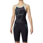 [アリーナ] レディース 競泳水着 タフフライバックスパッツ Kブラック×ミント×ミント FSA-0638W BKMT M