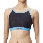 arena(アリーナ) トレーニング 競泳用 水着 レディース ブラトップ FSA-8690W BKTQ(Kブラック×ターコB×Nホワイト×ブラック) S
