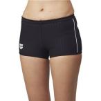 arena(アリーナ) トレーニング 競泳用 水着 レディース ショートボックス FSA-8691WP BLK(Kブラック×ブラック×ホワイト×ブラック) SS