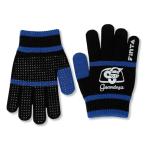 [ ласты ta] FINTA футбол Junior для вязаный перчатка FT4565 (0521) черный × голубой 