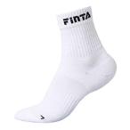 FINTA フィンタ スポーツソックス 25〜27cm FT5968 トレーニング ランニング ウォーキングに (0100) ホワイト