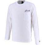 グランデ EMBROID ポケット ルーズフィット 長袖Tシャツ ホワイト GFPE201001 01 M