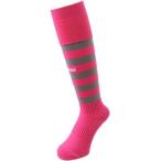 グランデ ボーダー サッカーソックス ピンク/グレー GFPH12904 2515 25-27cm