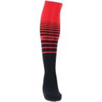 グランデ マルチ ボーダー フットボール ソックス ブラック/レッド GFPH17930 0935 27-29cm