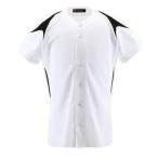 デサント(DESCENTE) ジュニア フルオープンシャツ JDB-1013 SWBK Sホワイト/ブラック 150