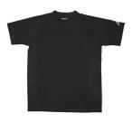 phiten(ファイテン) RAKUシャツ SPORTS (SMOOTH DRY) 半袖 ブラック 2XO