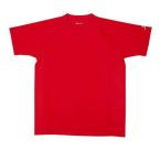 phiten(ファイテン) RAKUシャツ SPORTS (SMOOTH DRY) 半袖 レッド 3XO