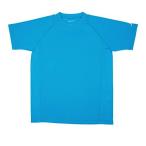 phiten(ファイテン) RAKUシャツ SPORTS (SMOOTH DRY) 半袖 ターコイズ S