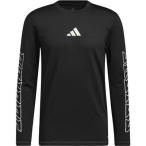 [アディダス] 長袖 Tシャツ FB ハイプ 長袖Tシャツ JLT60 メンズ ブラック(GN4644) 日本サイズ3L相当