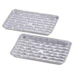  Captain Stag барбекю для одноразовый aluminium сеть жарение plate 4 листов комплект M-6653