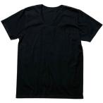 ( хлопок штат служащих )COTTON STAFF органический хлопок U шея футболка MS0303 16 черный XL