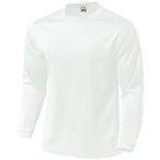 wundou(ウンドウ) 【旧フロリダウインド】ドライ ライト 長袖 Tシャツ 吸汗 速乾 ホワイト P350-00 ホワイト M