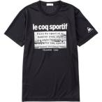 [ルコックスポルティフ] 半袖Ｔシャツ　UV　 UPF15 メンズ QMMMJA01 ブラック 日本 L (日本サイズL相当)