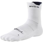 r×l(a-ru L ) EVO-RL наземный носки (rns1005-01) белый L