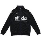sfida/スフィーダ ベーシックジャージジャケット フットサルWUPニットジャケット (sabp17-2) BLACK M