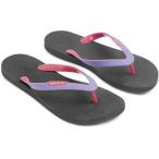 SPEEDO(スピード)Saturate II Thong レディース シャワーサンダル スイムサンダル SD96K04L KPブラック×ピンク 21