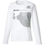 スリクソン SRIXON テニスウェア レディース ロングスリーブTシャツ SDL-8962W 2019FW 003 [ ホワイト ]Ｍ